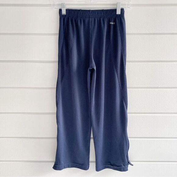 Nike Boys Lightweight Navy Track Pants Joggers Ankle Zip Sweatpants Size Small - Picture 3 of 13